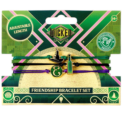 Set 2 pulseras Elphaba Glinda Wicked THE CARAT SHOP