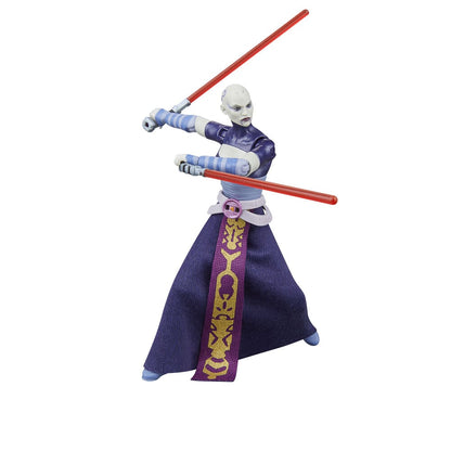 Figura Asajj Ventress La Guerra de los Clones Star Wars 9,5cm HASBRO
