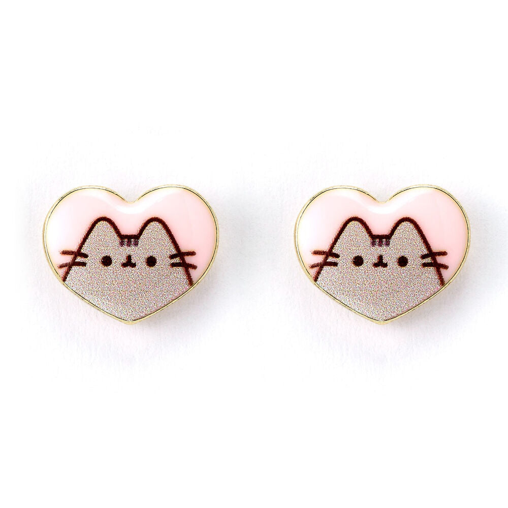 Pendientes Corazon Pusheen THE CARAT SHOP