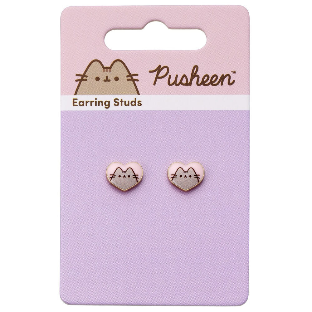 Pendientes Corazon Pusheen THE CARAT SHOP