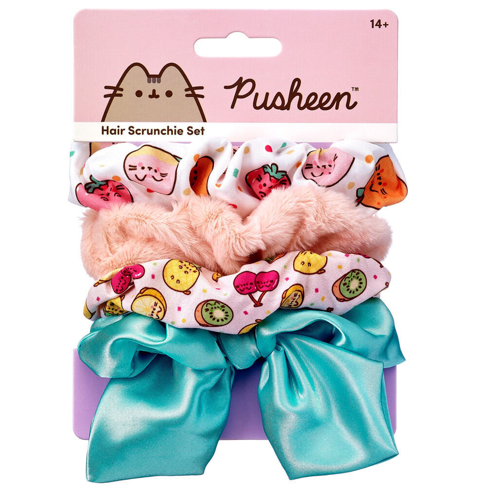 Set 4 coleteros pelo Pusheen THE CARAT SHOP