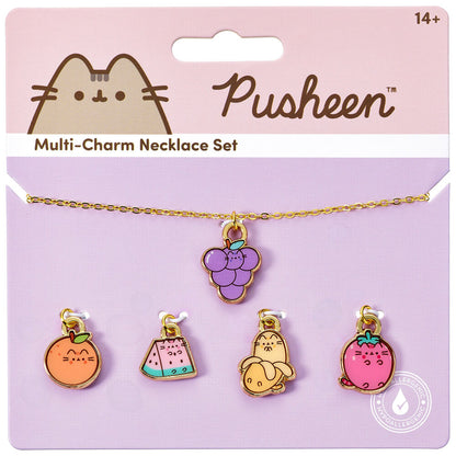 Colgante + charms Frutas Pusheen THE CARAT SHOP