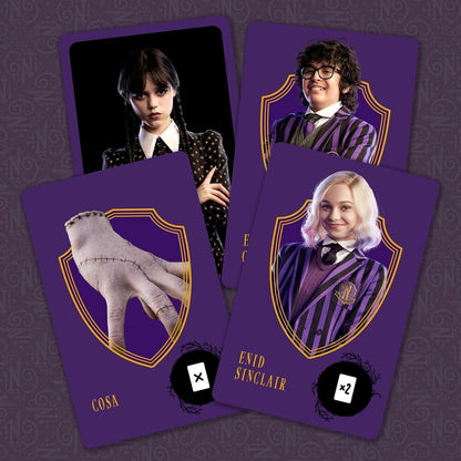 Juego de cartas Criaturas y Excluidos Miercoles Wednesday español SD GAMES