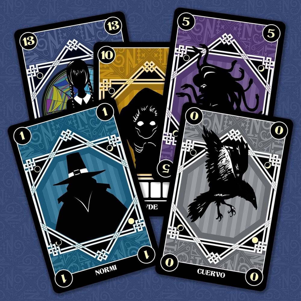 Juego de cartas Criaturas y Excluidos Miercoles Wednesday español SD GAMES