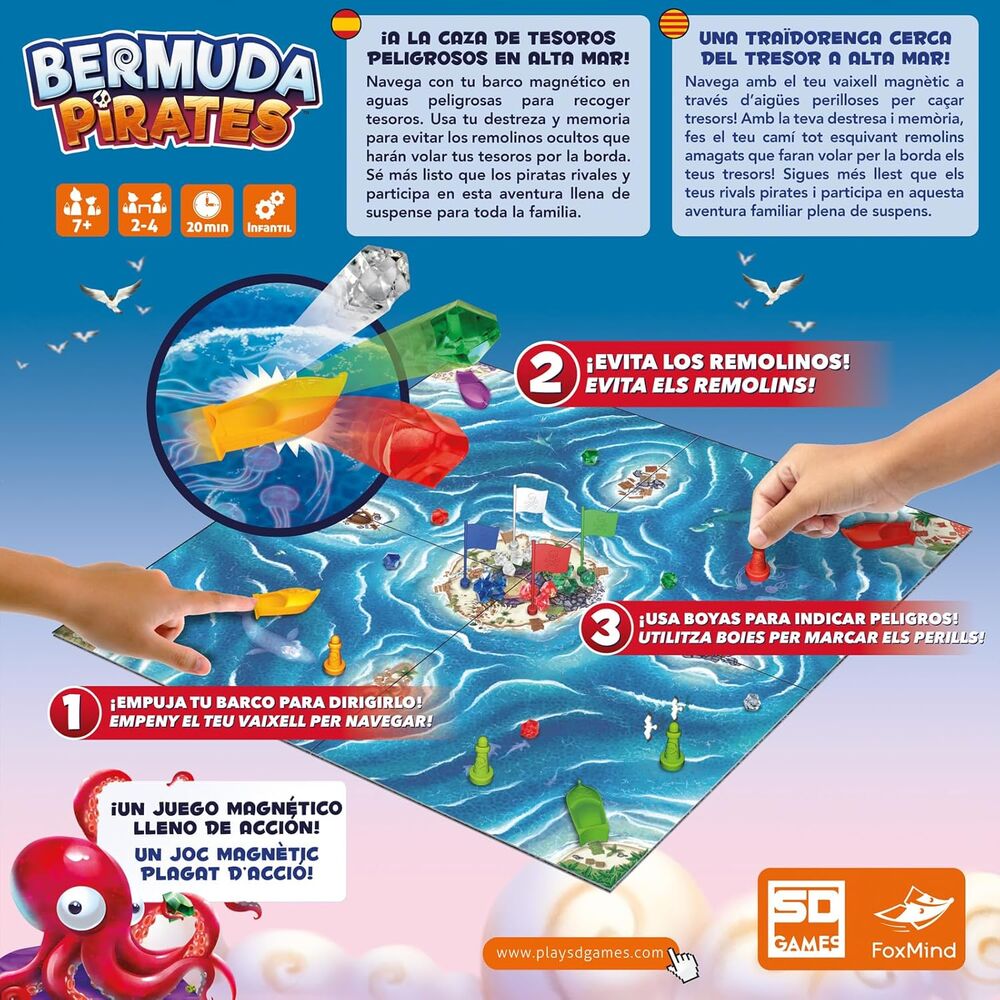 Juego de mesa Bermuda Piratas español SD GAMES