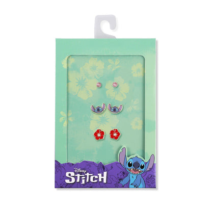 Set 3 Pares de pendientes Stitch Disney PEERS HARDY