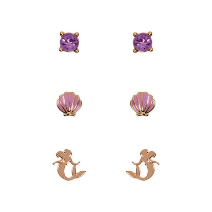 Set 3 Pares de pendientes La Sirenita Disney PEERS HARDY