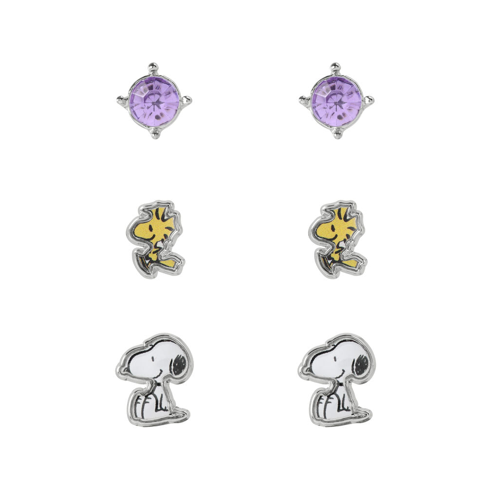 Set 3 Pares de pendientes Snoopy PEERS HARDY