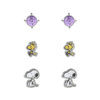 Set 3 Pares de pendientes Snoopy PEERS HARDY