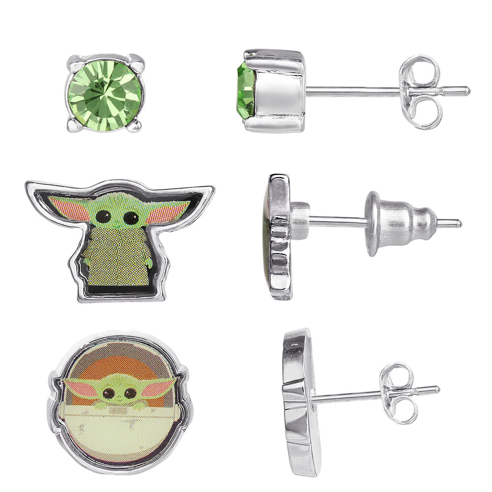 Set 3 Pares de pendientes Baby Yoda Star Wars PEERS HARDY