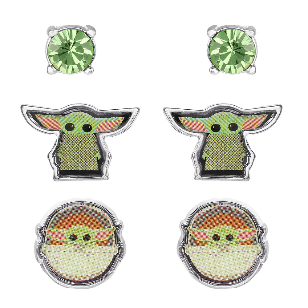 Set 3 Pares de pendientes Baby Yoda Star Wars PEERS HARDY