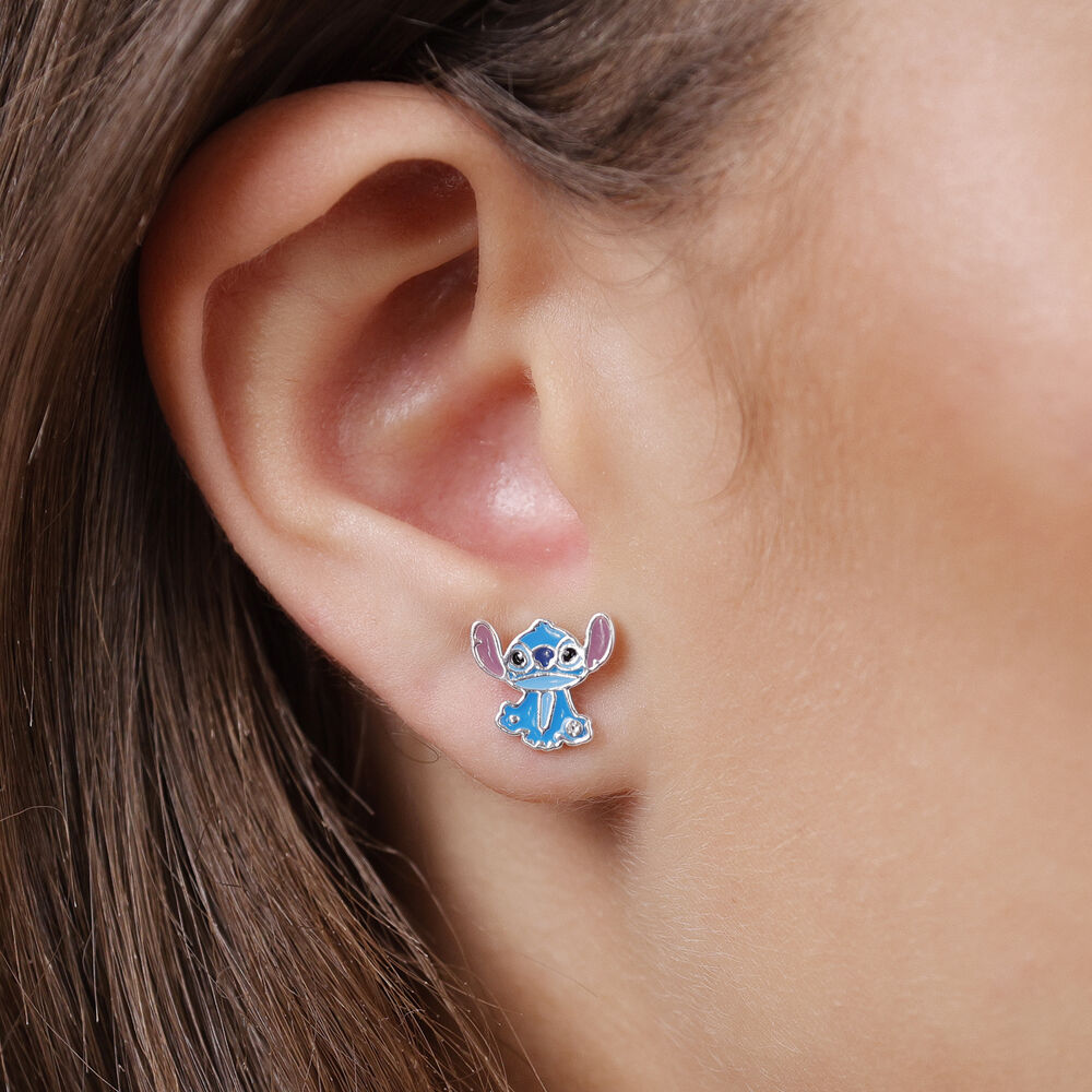 Pendientes Stitch Disney plata PEERS HARDY