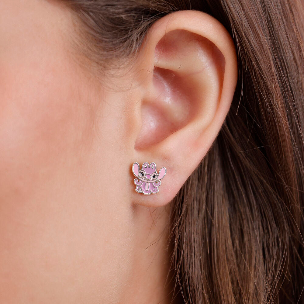 Pendientes Angel Stitch Disney plata PEERS HARDY