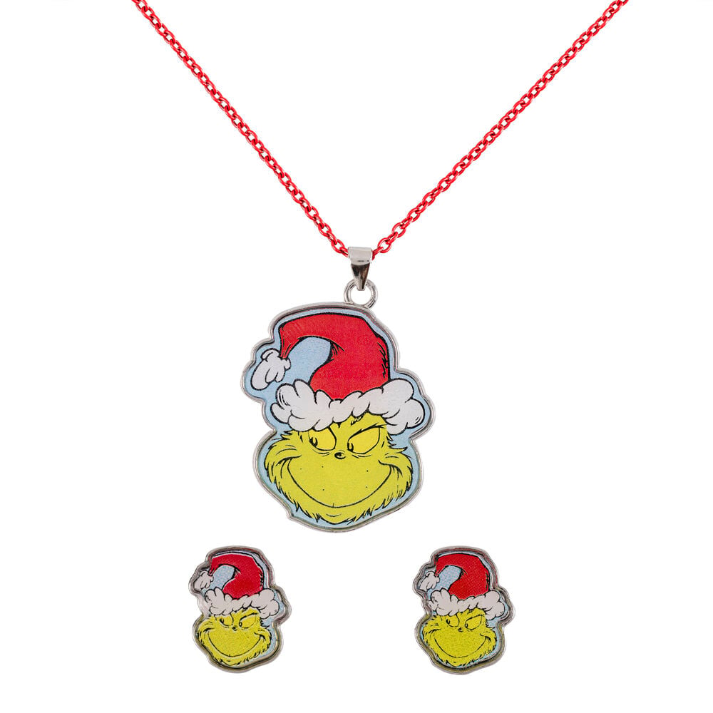 Set Colgante + pendientes Navidad El Grinch PEERS HARDY
