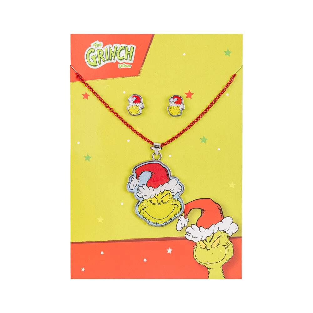 Set Colgante + pendientes Navidad El Grinch PEERS HARDY