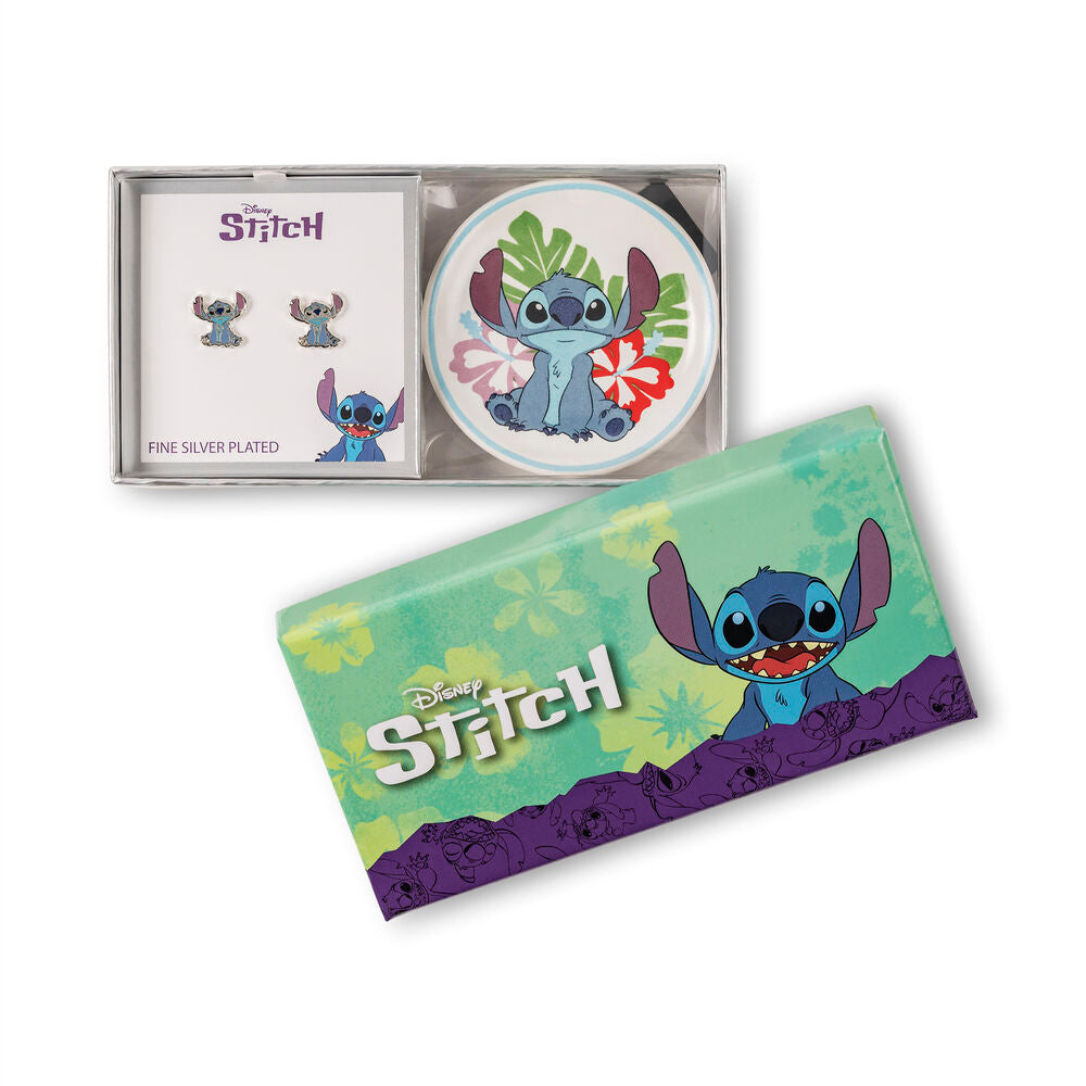 Pendientes + plato bisuteria Stitch Disney PEERS HARDY