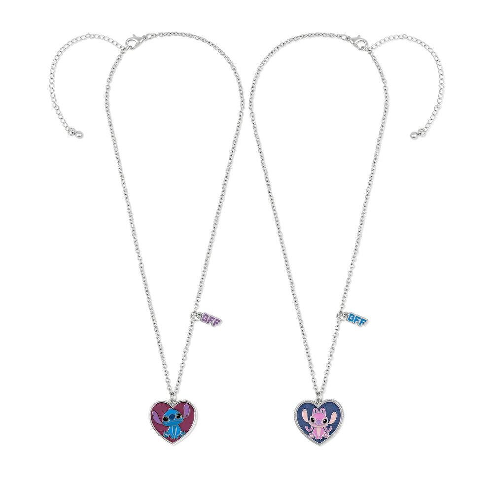 Set 2 Colgantes Angel & Stitch Disney PEERS HARDY