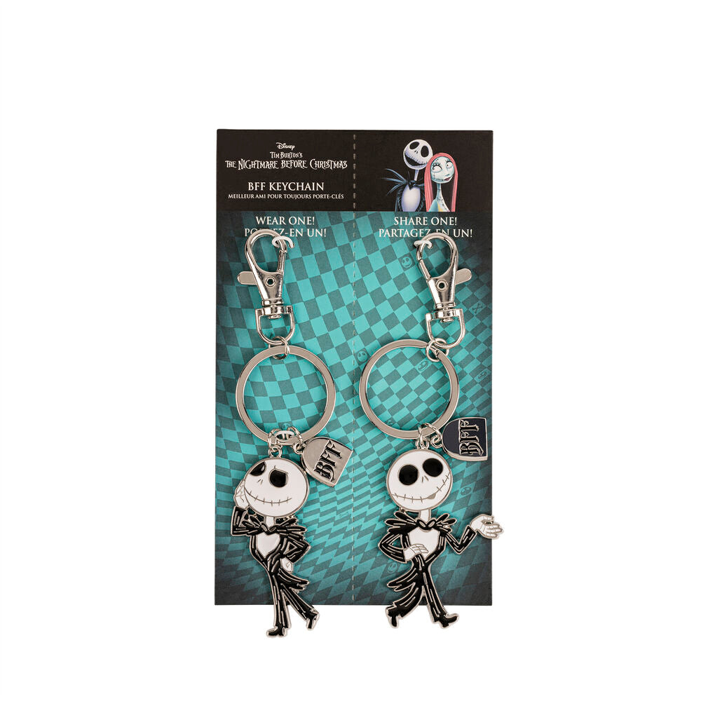 Set 2 Llaveros Jack Skellington Pesadilla Antes de Navidad Disney PEERS HARDY