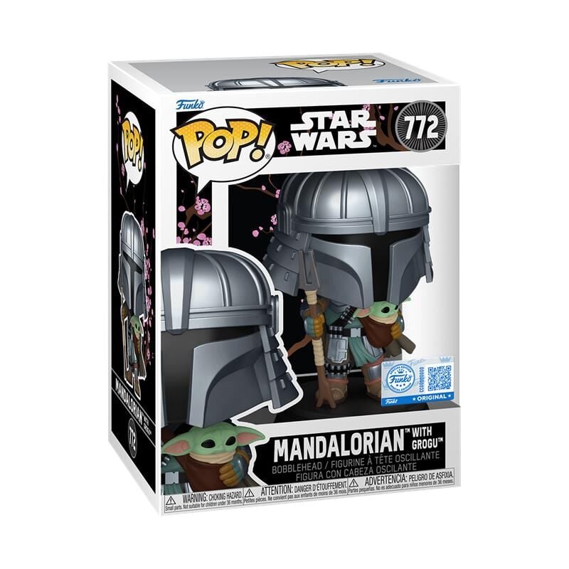 Figura POP Star Wars Impressions  Mandalorian with Grogu Exclusive FUNKO