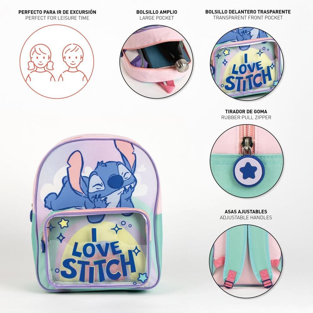 Mochila Stitch Disney 30cm CERDÁ