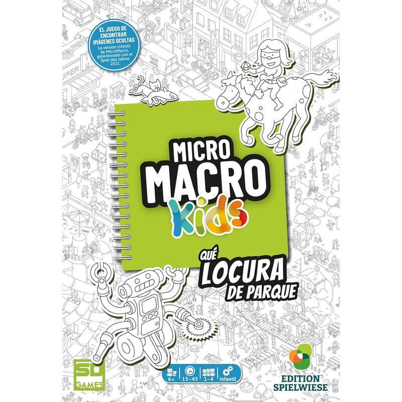 Juego de Mesa Que Locura de Parque español SD GAMES