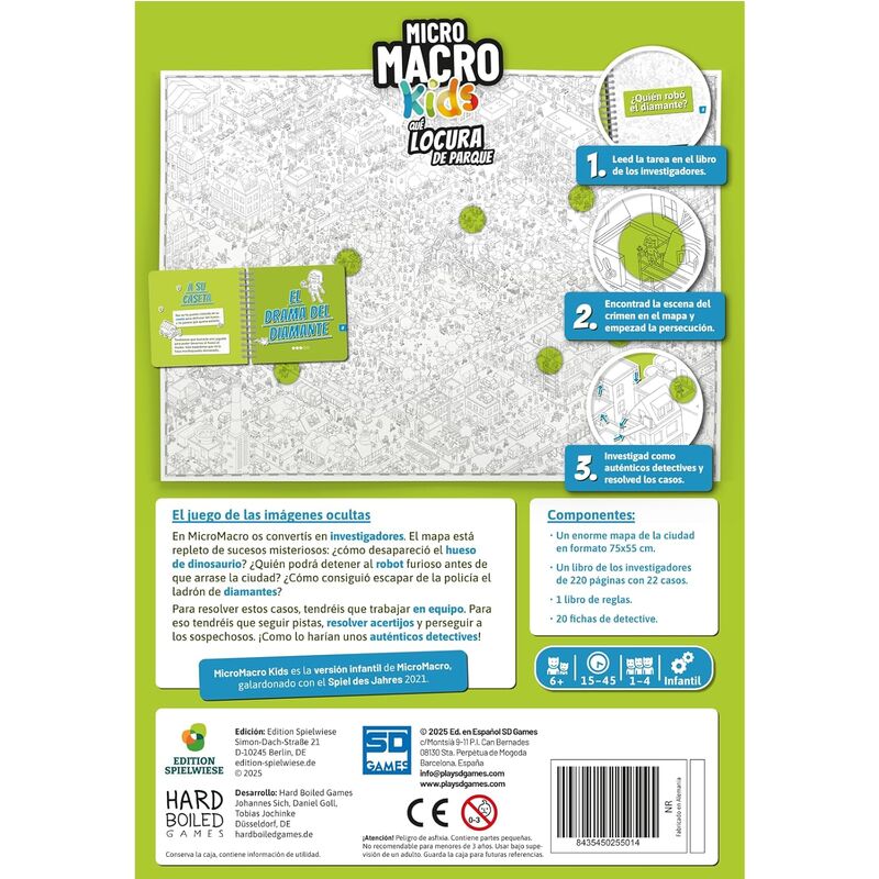 Juego de Mesa Que Locura de Parque español SD GAMES
