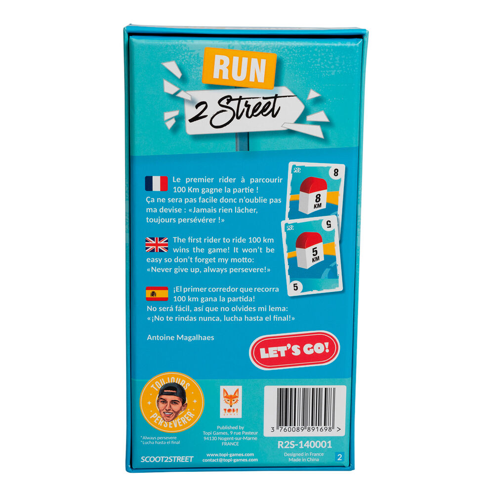 Juego de cartas Run 2 Street TOPI GAMES