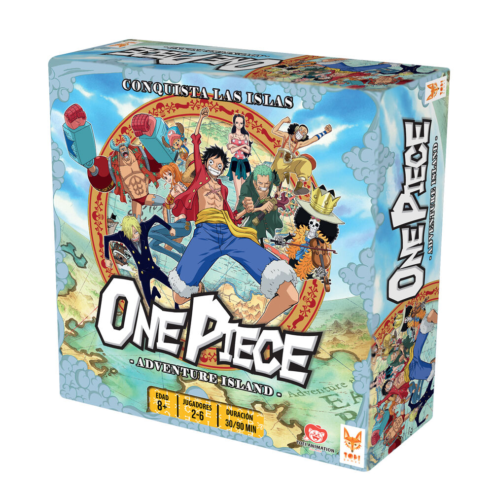 Juego de mesa Isla de Aventuras One Piece español TOPI GAMES