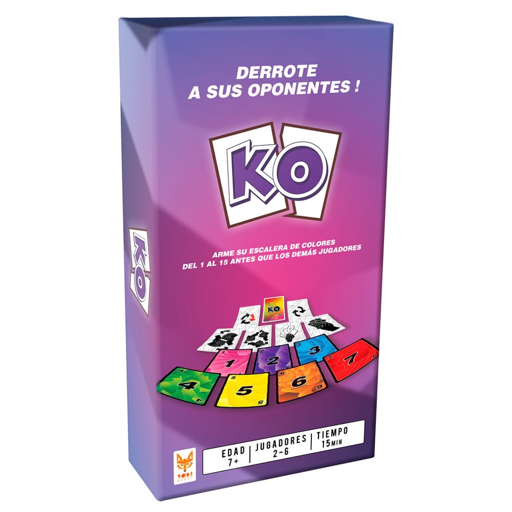 Juego de cartas KO español TOPI GAMES