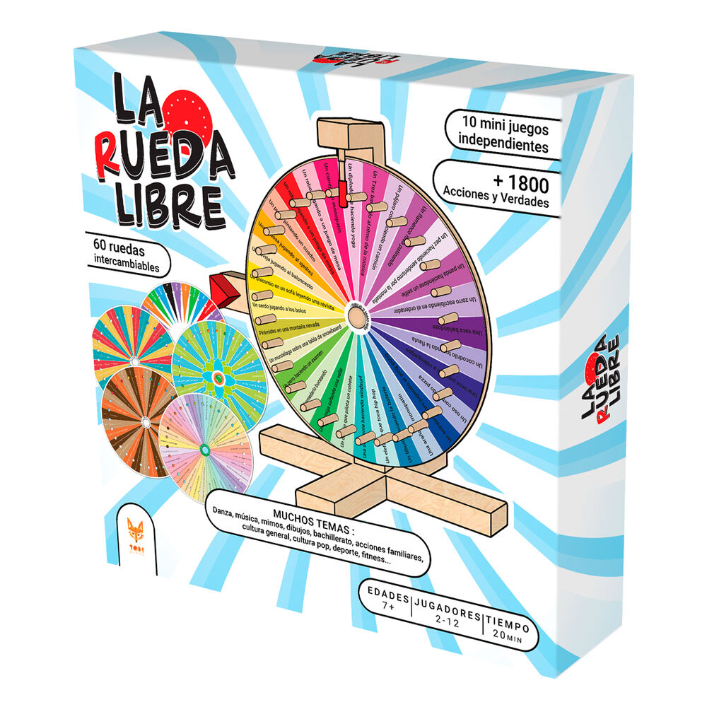 Juego de mesa La Rueda Libre español TOPI GAMES