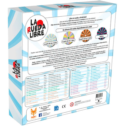 Juego de mesa La Rueda Libre español TOPI GAMES
