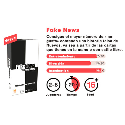 Juego de mesa Fake News español TOPI GAMES