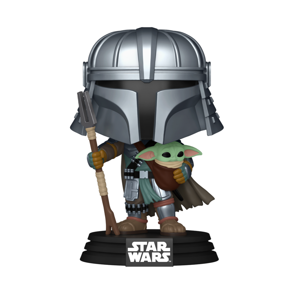 Figura POP Star Wars Impressions  Mandalorian with Grogu Exclusive FUNKO