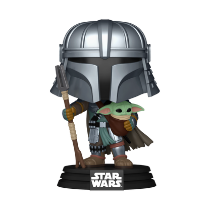 Figura POP Star Wars Impressions  Mandalorian with Grogu Exclusive FUNKO