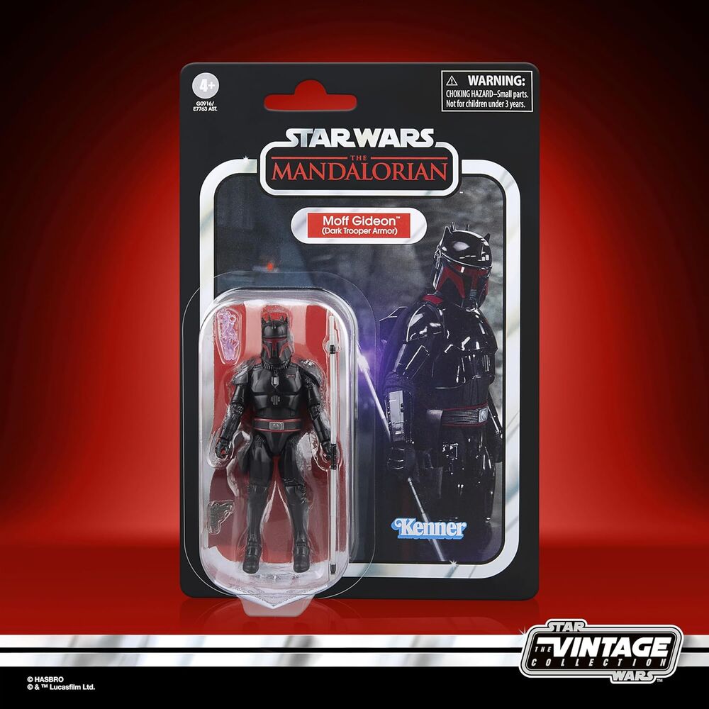 Figura Moff Gideon Dark Trooper Armor The Mandalorian Star Wars 9,5cm HASBRO