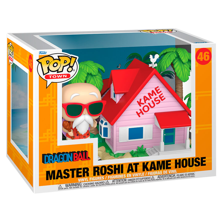 Figura POP Town Dragon Ball Master Roshi At Kame House FUNKO