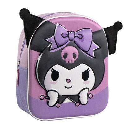 Mochila 3D Kuromi Hello Kitty 28cm CERDÁ