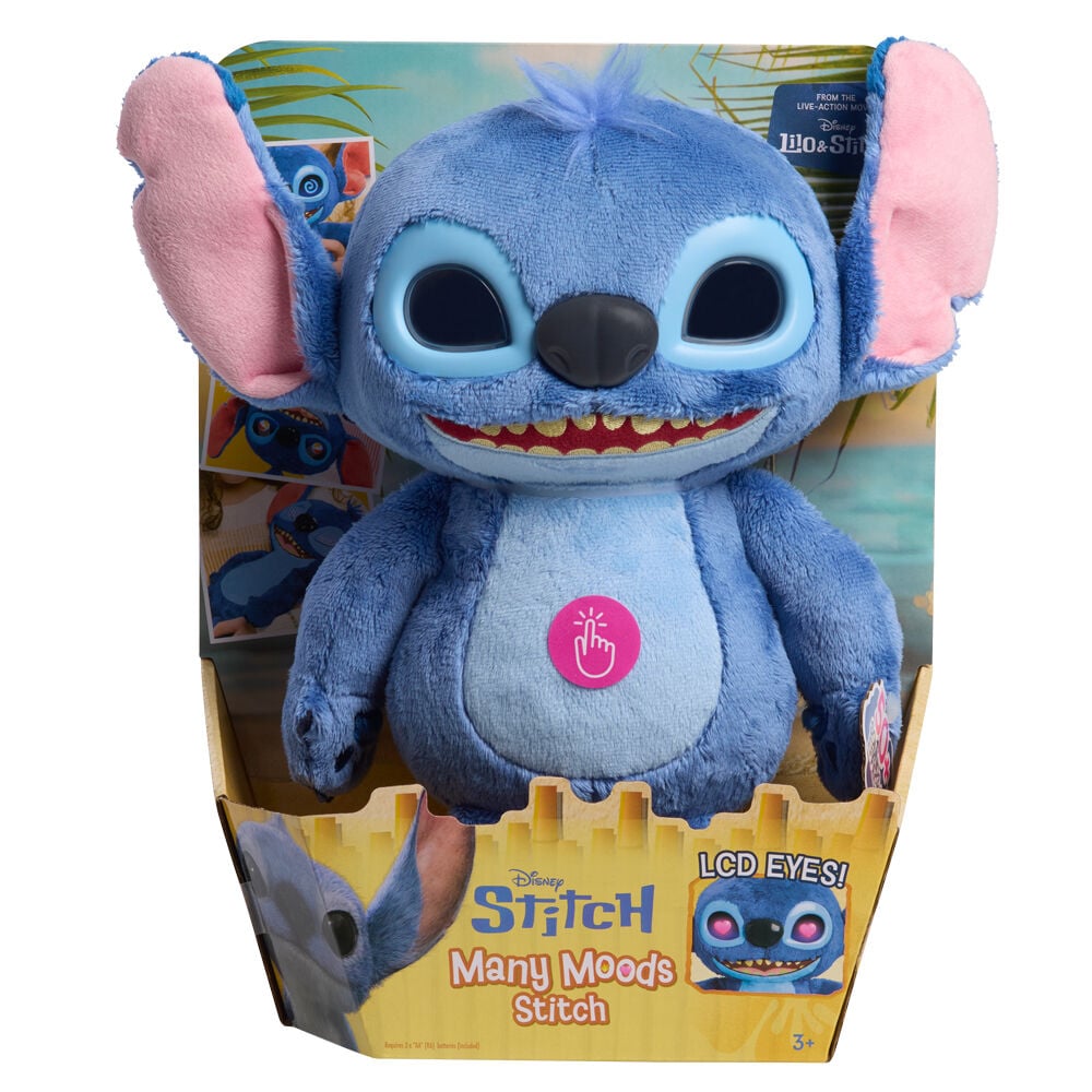 Peluche interactivo Stitch Disney 30cm JUST PLAY
