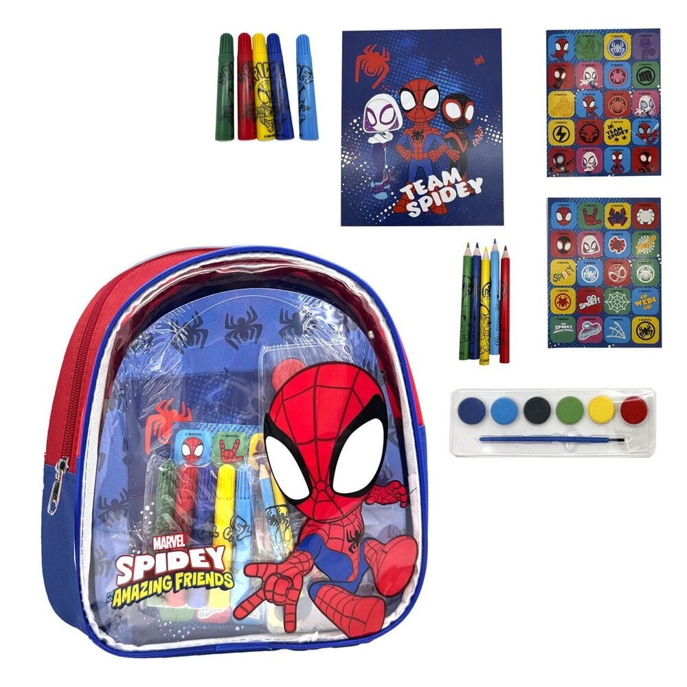 Set papeleria mochila Spidey Marvel CERDÁ