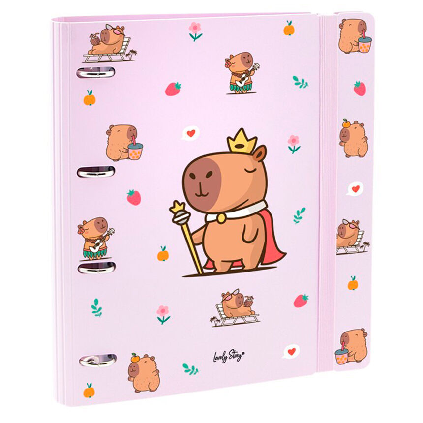 Carpeta anillas Majesty Capibara LOVELY STORY