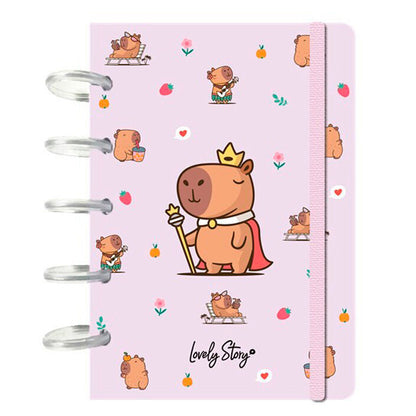 Cuaderno A6 Majesty Capibara LOVELY STORY