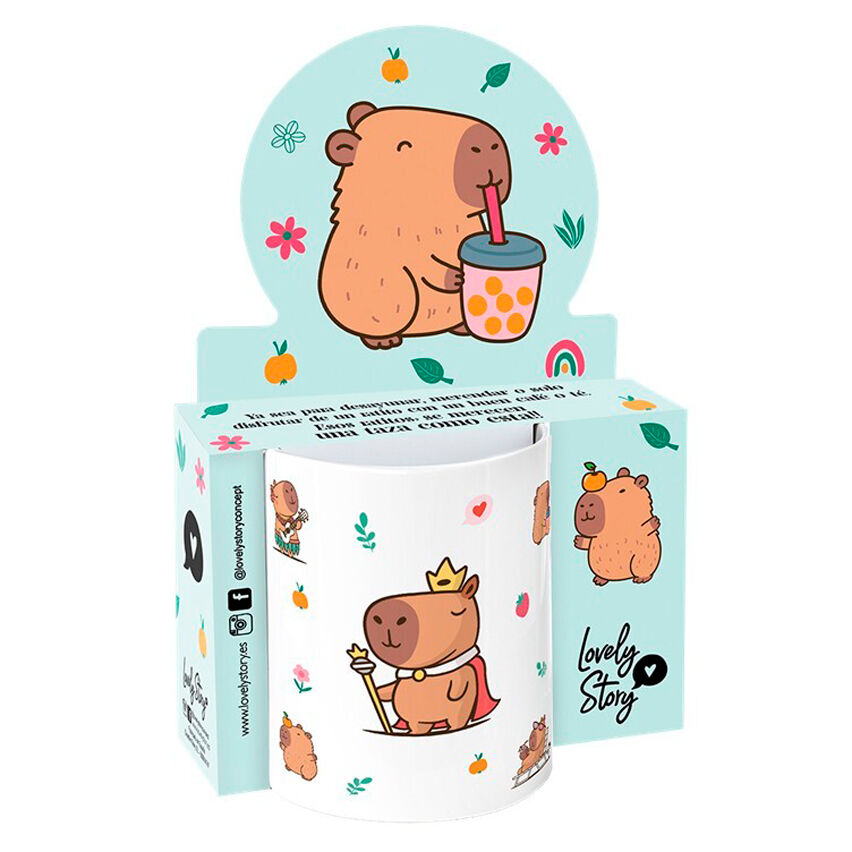 Taza Majesty Capibara 330ml LOVELY STORY