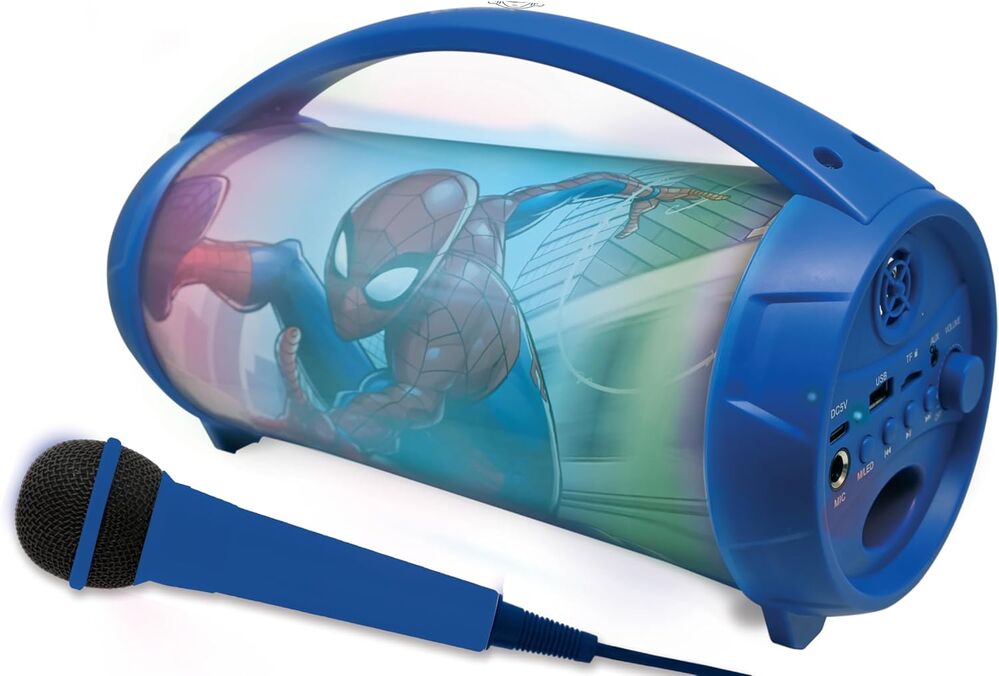 Altavoz con microfono bluetooth Spiderman Marvel LEXIBOOK