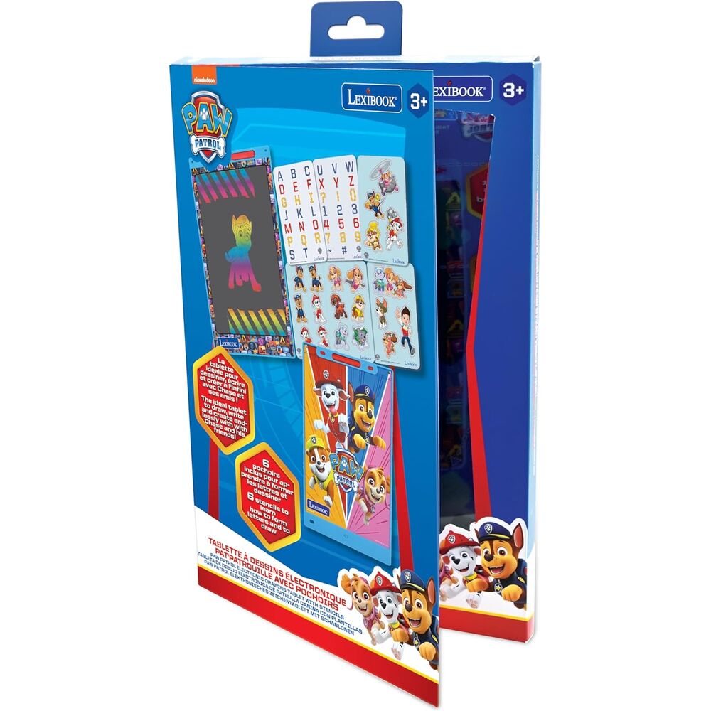 Pizarra magica educativa Patrulla Canina Paw Patrol LEXIBOOK