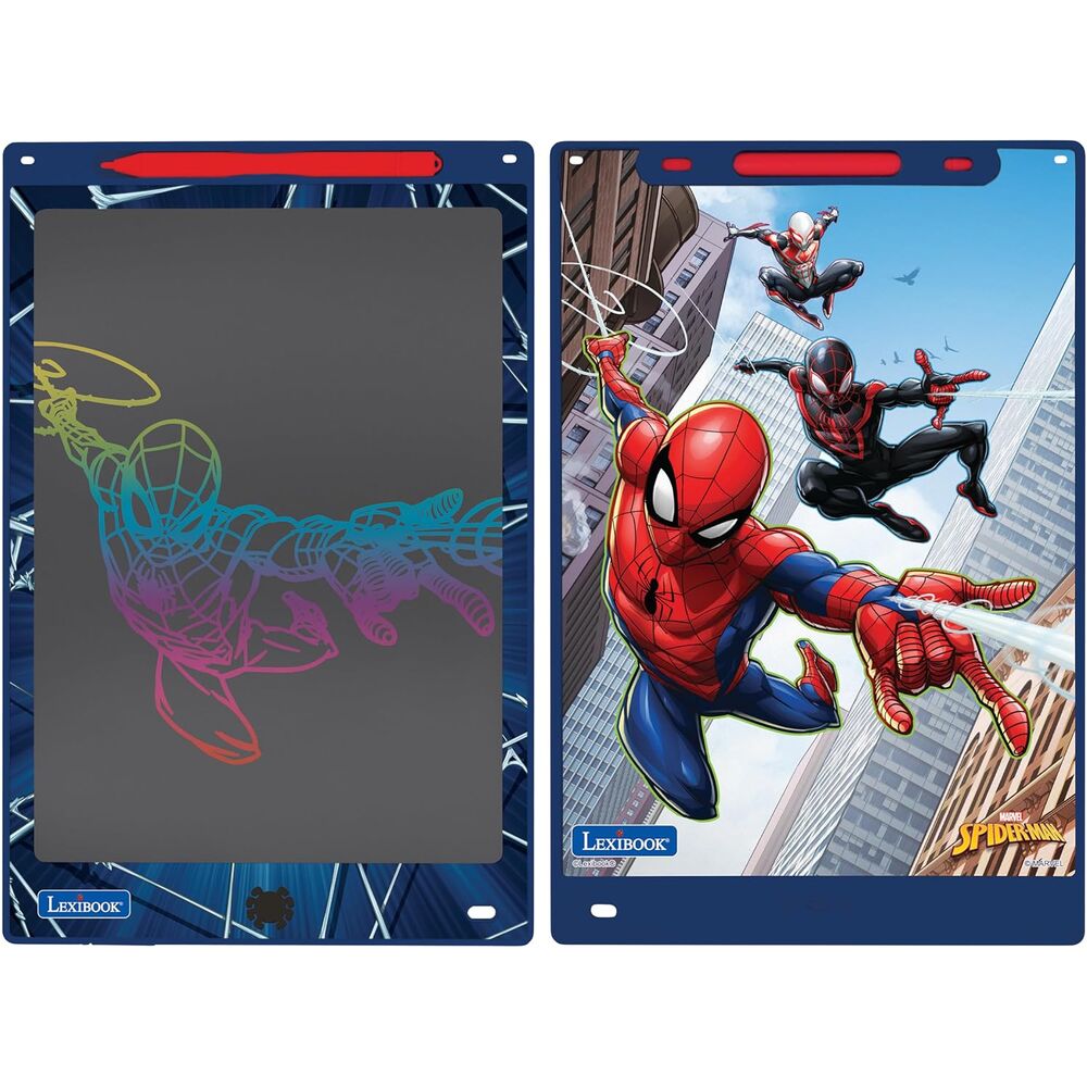 Pizarra magica educativa Spiderman Marvel LEXIBOOK