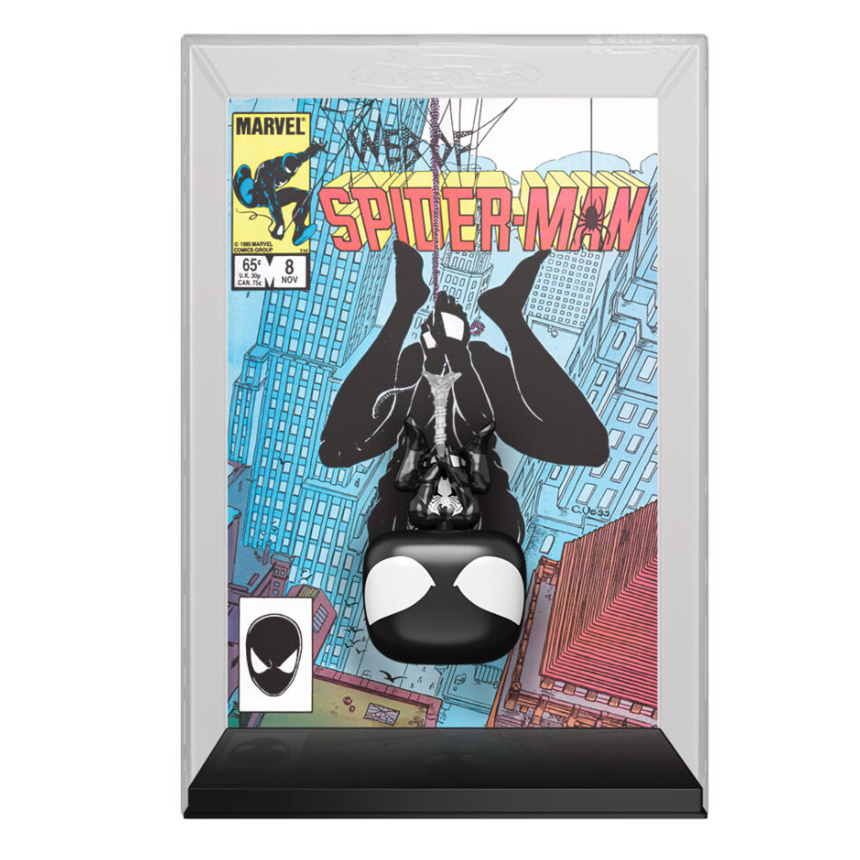 Figura POP Comic Cover Spider-Man Black Suit Spiderman FUNKO