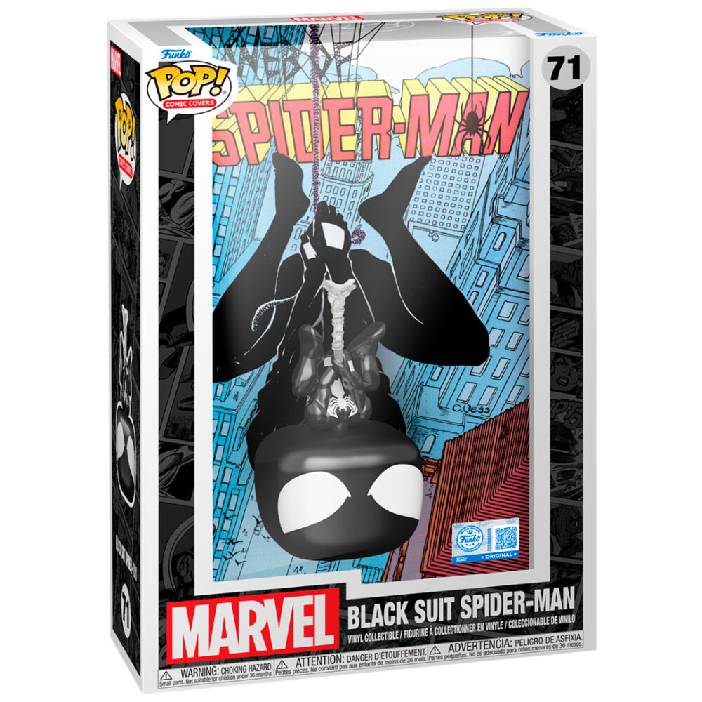 Figura POP Comic Cover Spider-Man Black Suit Spiderman FUNKO