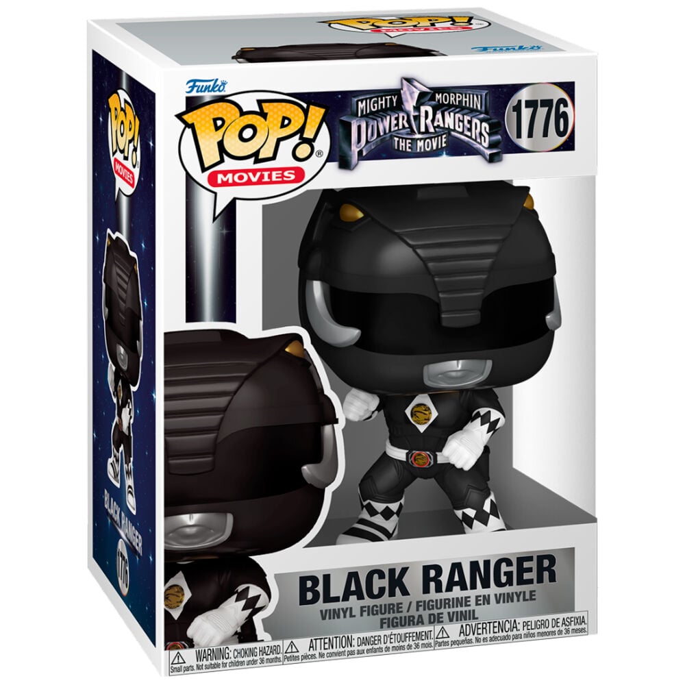 Figura POP Mighty Morphin Power Rangers Black Ranger FUNKO
