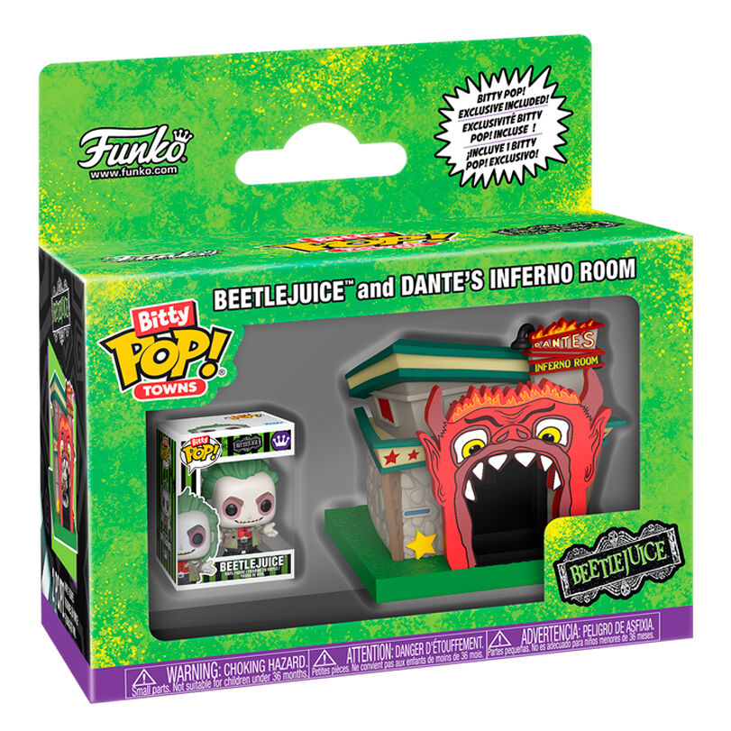 Figura Bitty POP Town Beetlejuice Sala del Infierno de Dante FUNKO