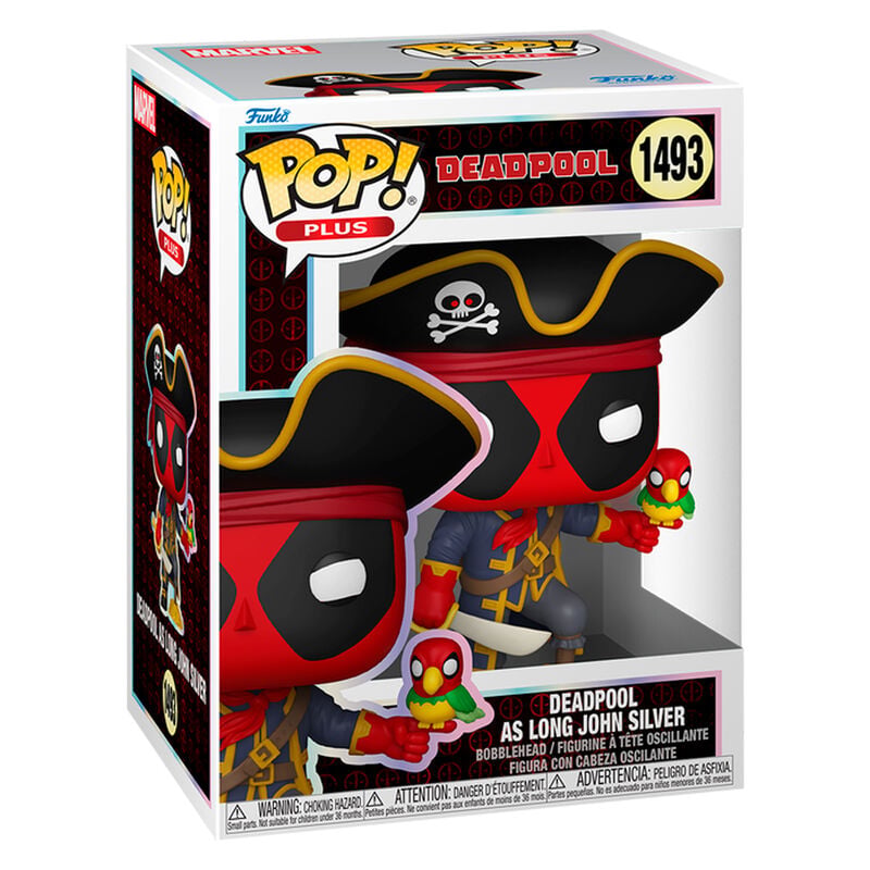 Figura POP Plus Marvel Deadpool - Deadpool as Long John Silver FUNKO